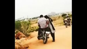 Tamil girl pressing boobs over her Bf